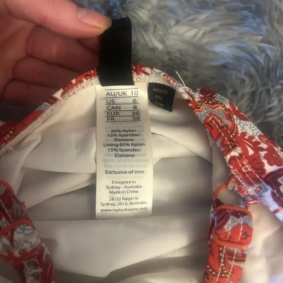 Niptuck Paisley One Piece Swimsuit - Picture 5 of 6